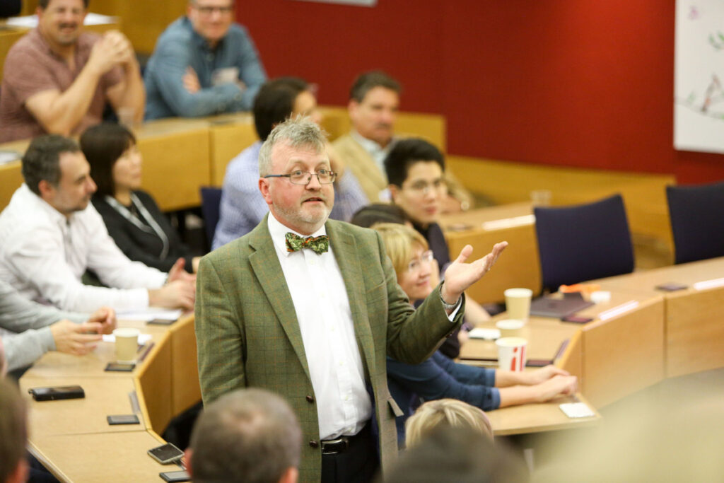 Rupert Merson teaching. 